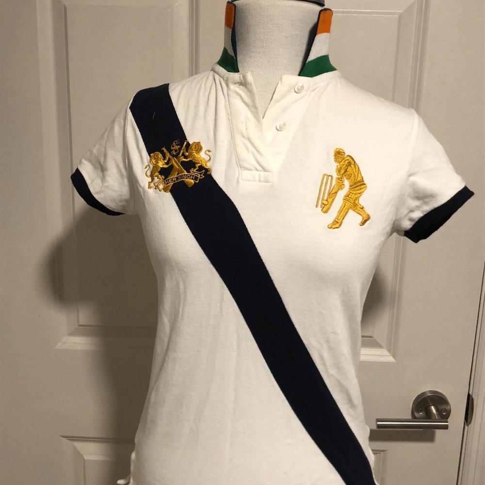 White Cricket by Sher Singh Polo  - Team India